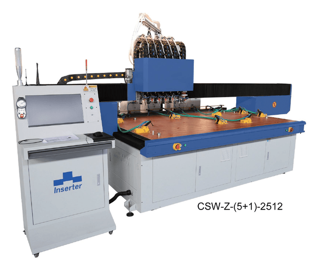 Автоматический горизонтальный станок для приварки шпилек с ЧПУ ERSM модель CSW-R-Z6-2512